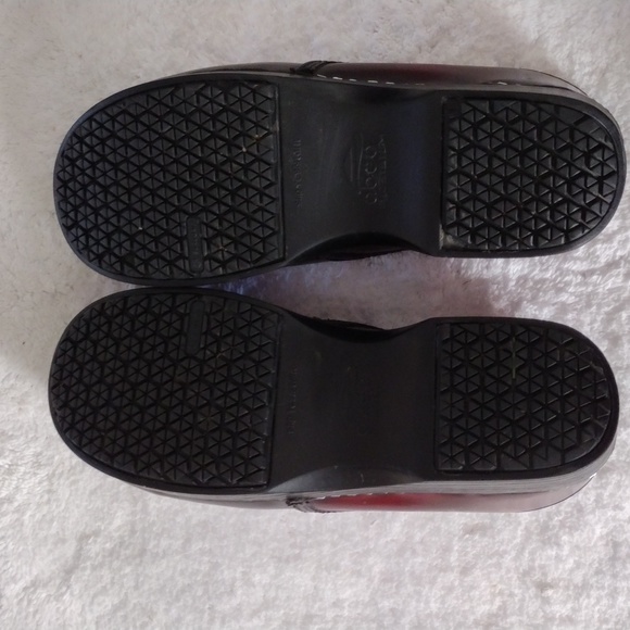 Abeo BioSystem "Ellie" Leather Burgundy/Black ABEO250 8887 Slip-ons Size 9.5N - Picture 2 of 8